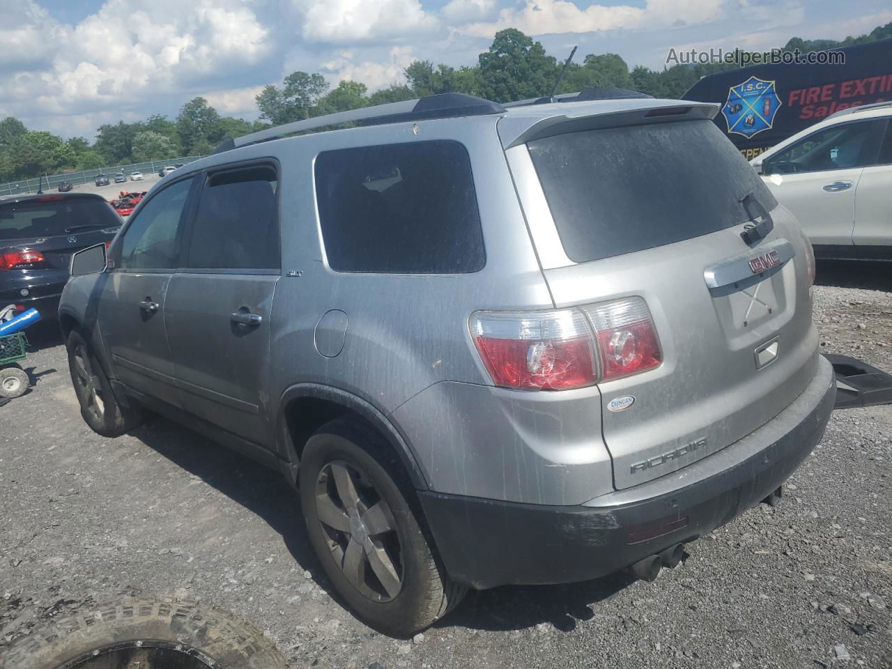 2012 Gmc Acadia Slt-1 Silver vin: 1GKKRRED0CJ399803