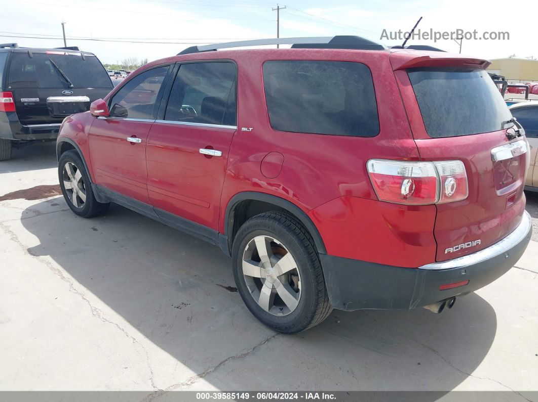 2012 Gmc Acadia Slt-1 Red vin: 1GKKRRED1CJ113067