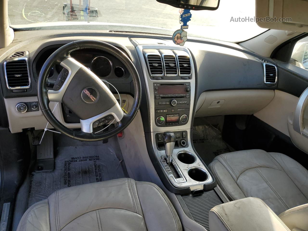 2012 Gmc Acadia Slt-1 White vin: 1GKKRRED1CJ281307