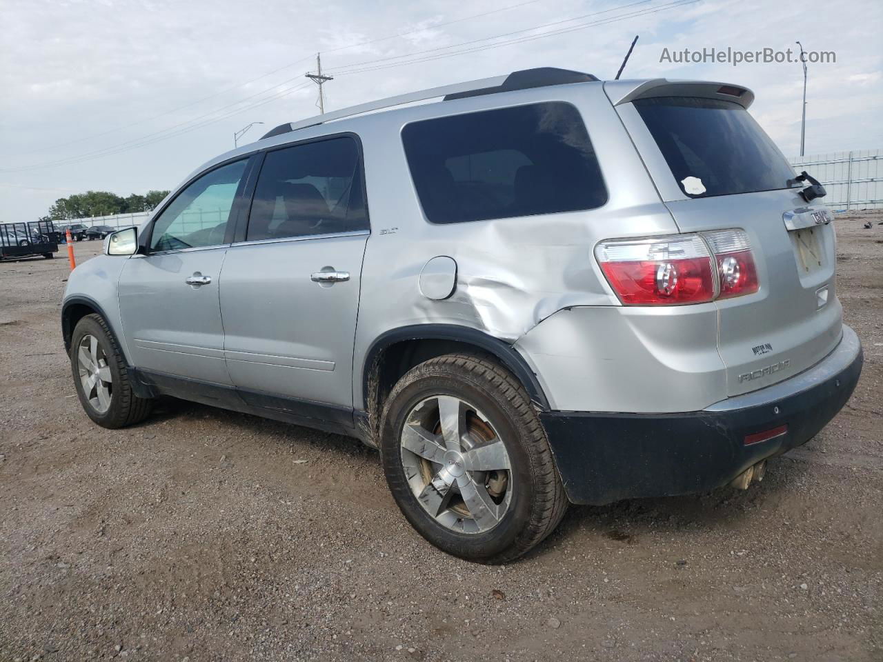 2012 Gmc Acadia Slt-1 Silver vin: 1GKKRRED1CJ303953