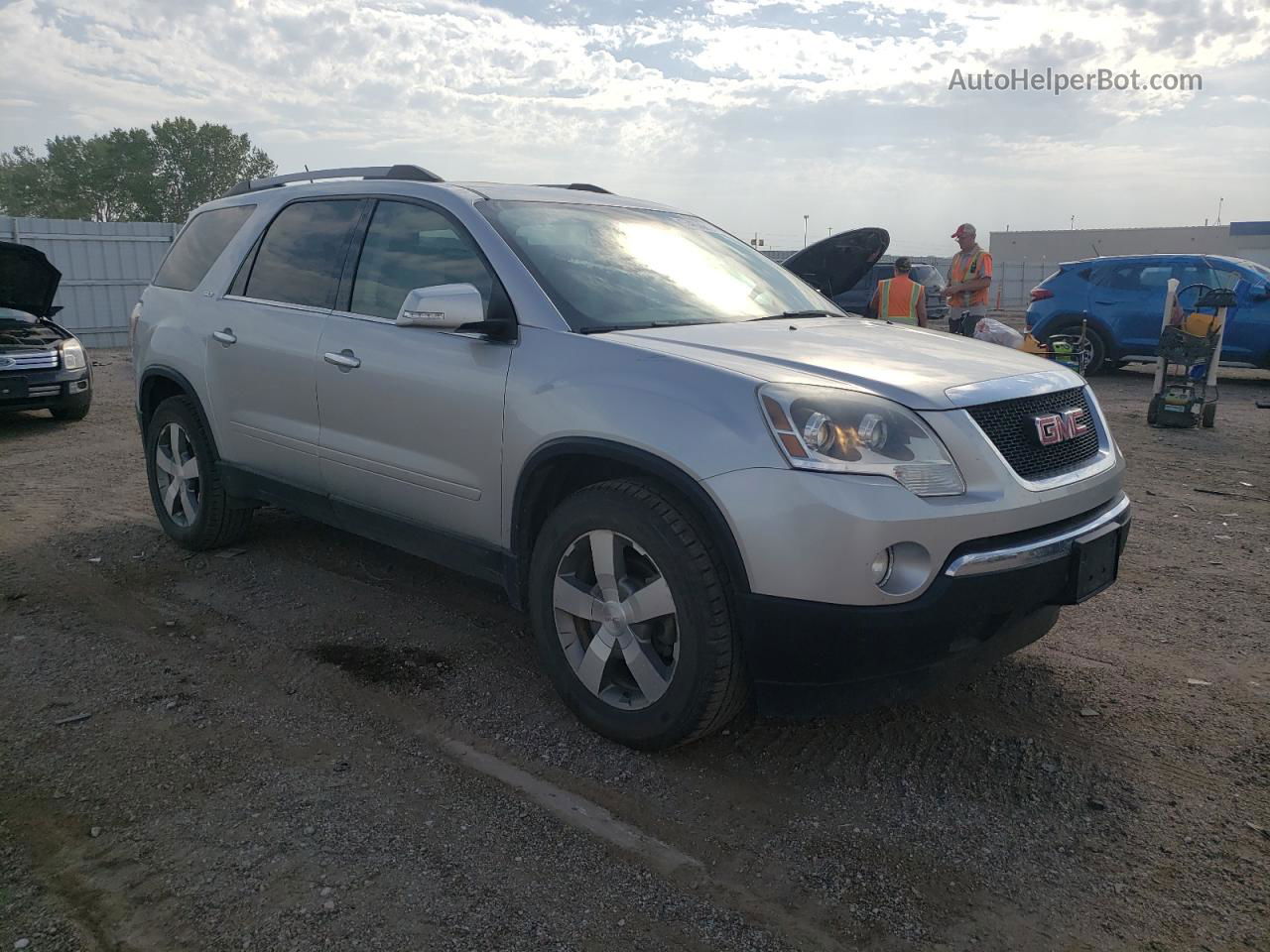 2012 Gmc Acadia Slt-1 Silver vin: 1GKKRRED1CJ303953