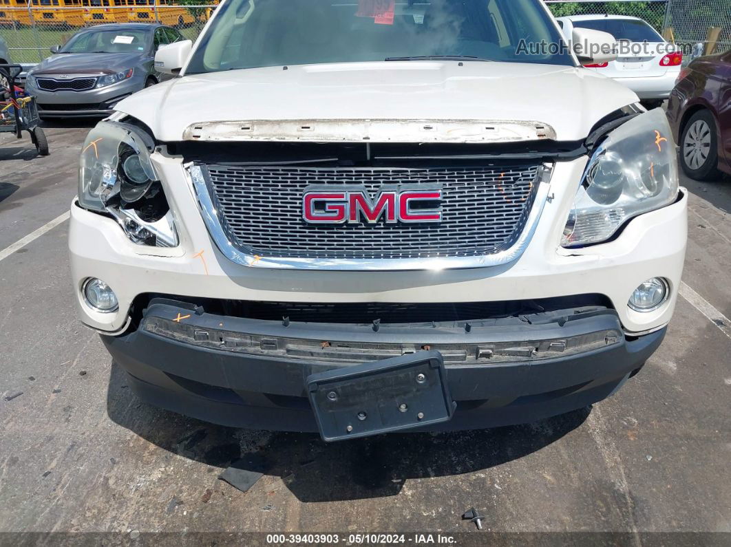 2012 Gmc Acadia Slt-1 White vin: 1GKKRRED1CJ375297