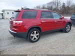 2012 Gmc Acadia Slt-1 Red vin: 1GKKRRED2CJ160172