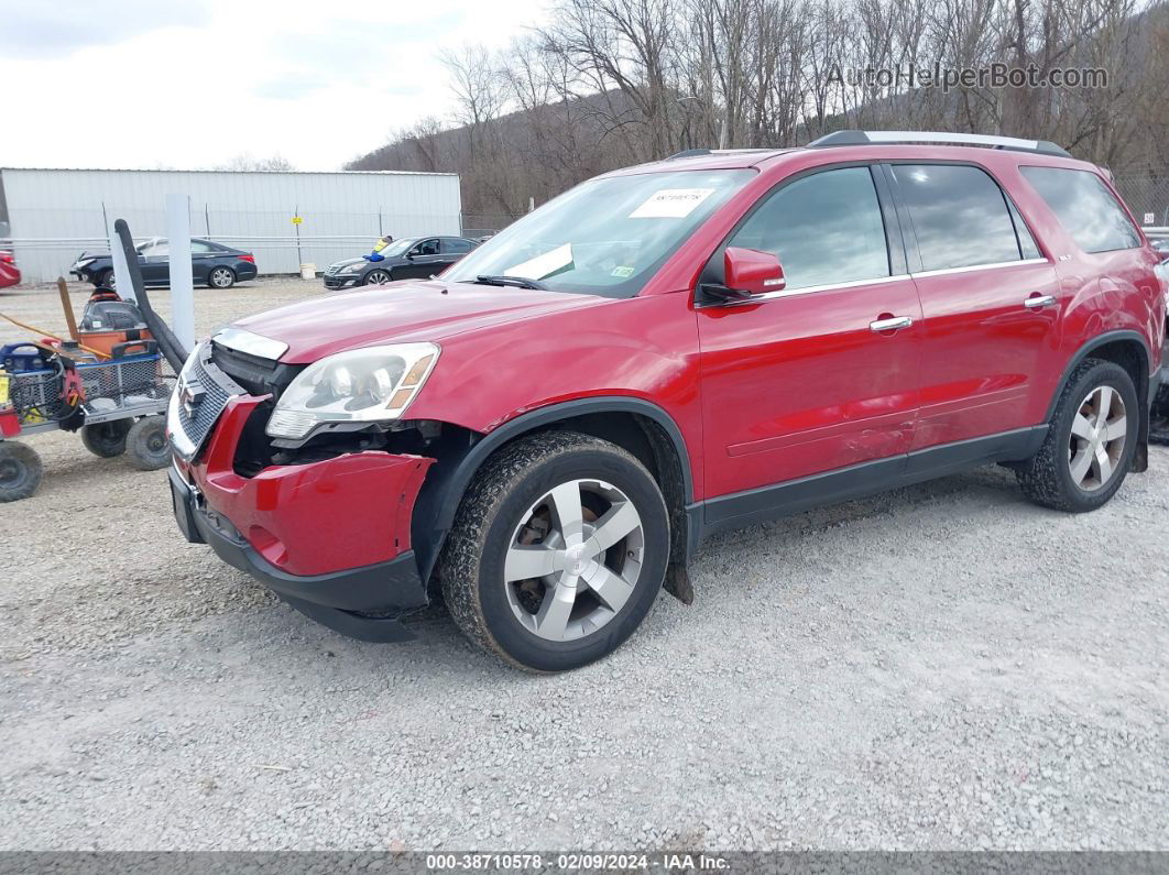 2012 Gmc Acadia Slt-1 Red vin: 1GKKRRED2CJ160172