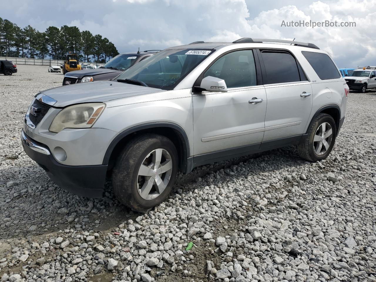 2012 Gmc Acadia Slt-1 Silver vin: 1GKKRRED2CJ161645