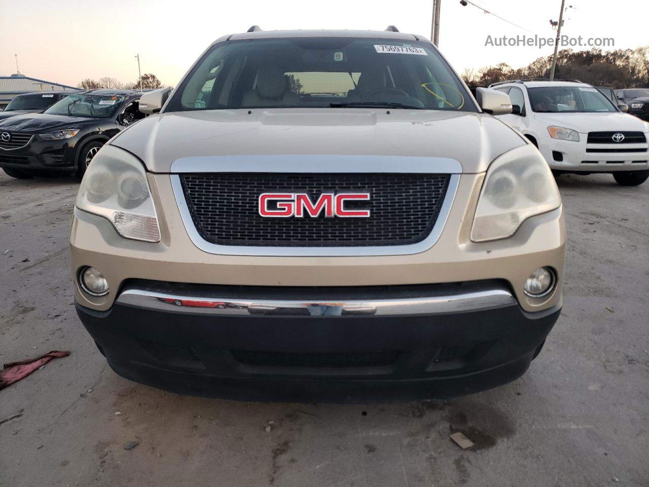 2012 Gmc Acadia Slt-1 Gold vin: 1GKKRRED2CJ191227