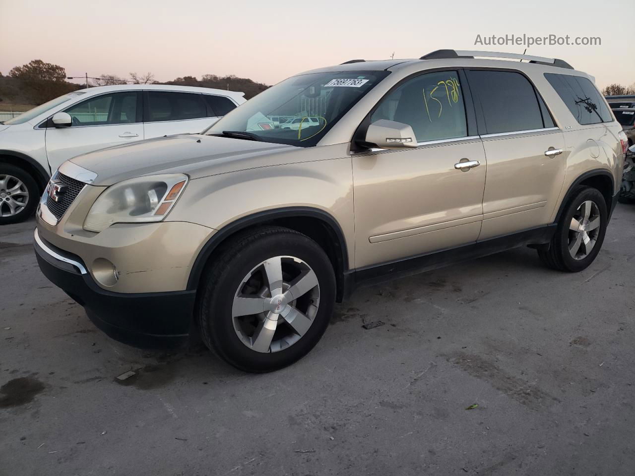 2012 Gmc Acadia Slt-1 Gold vin: 1GKKRRED2CJ191227