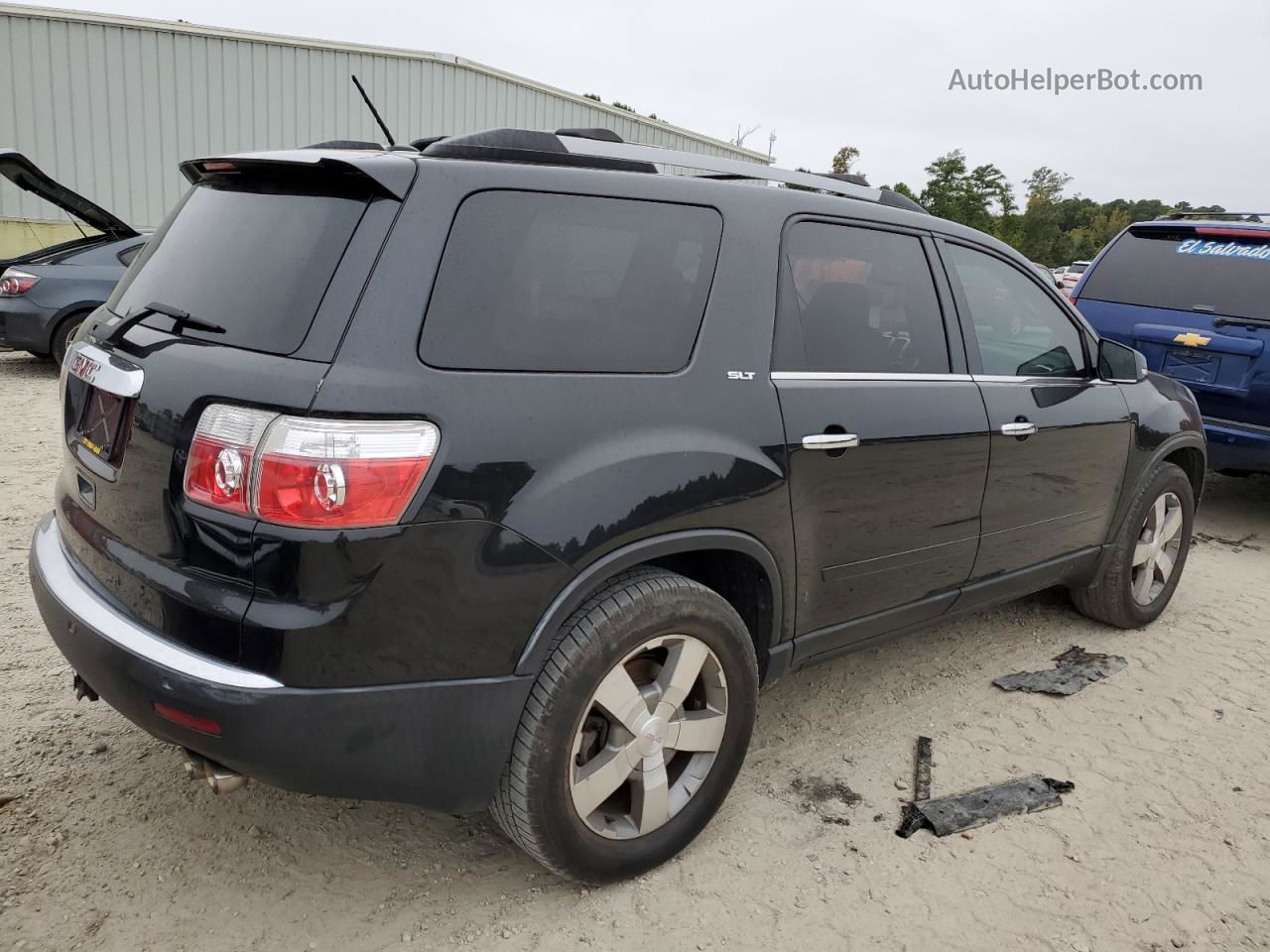 2012 Gmc Acadia Slt-1 Черный vin: 1GKKRRED2CJ389953