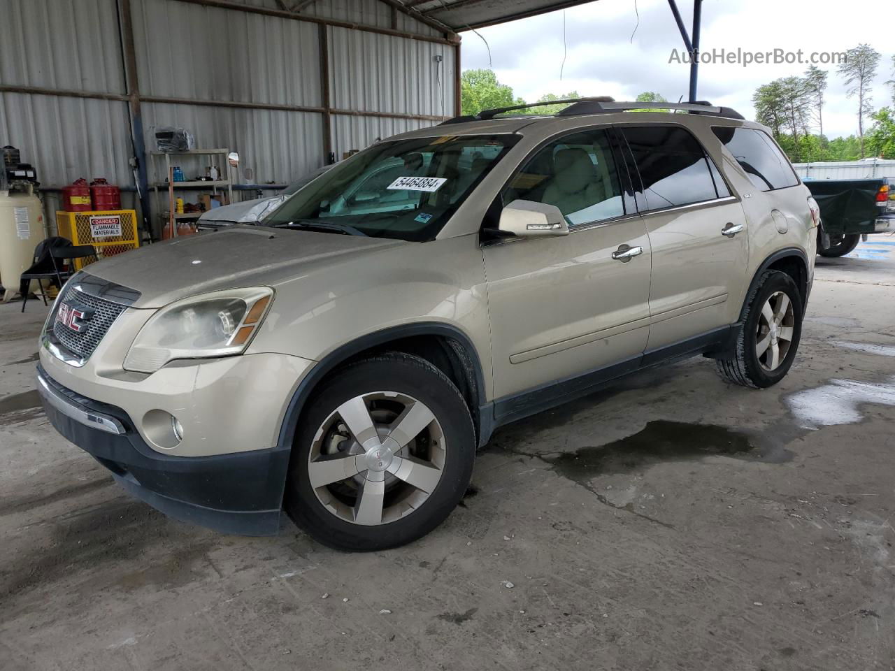 2012 Gmc Acadia Slt-1 Gold vin: 1GKKRRED3CJ274827