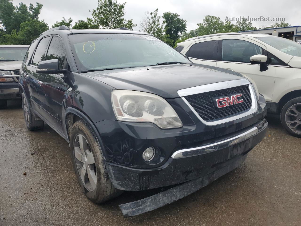 2012 Gmc Acadia Slt-1 Black vin: 1GKKRRED3CJ329471