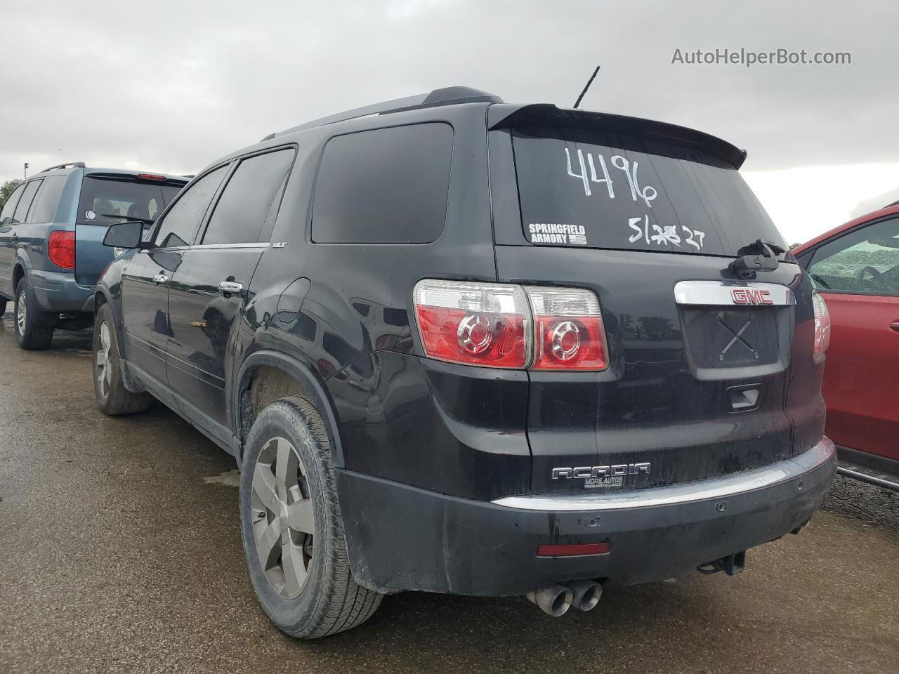 2012 Gmc Acadia Slt-1 Black vin: 1GKKRRED3CJ329471