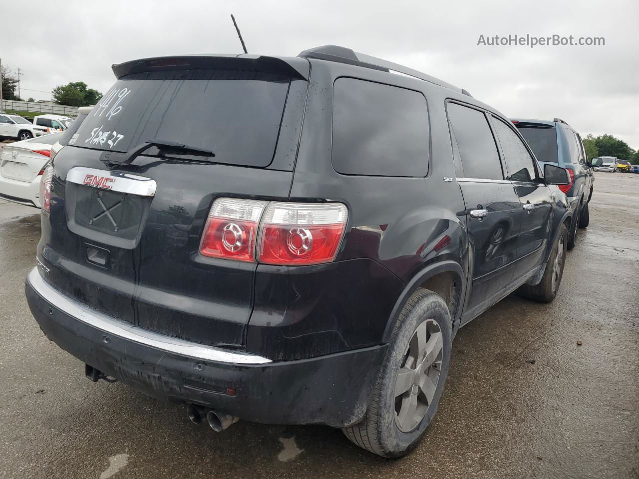 2012 Gmc Acadia Slt-1 Black vin: 1GKKRRED3CJ329471