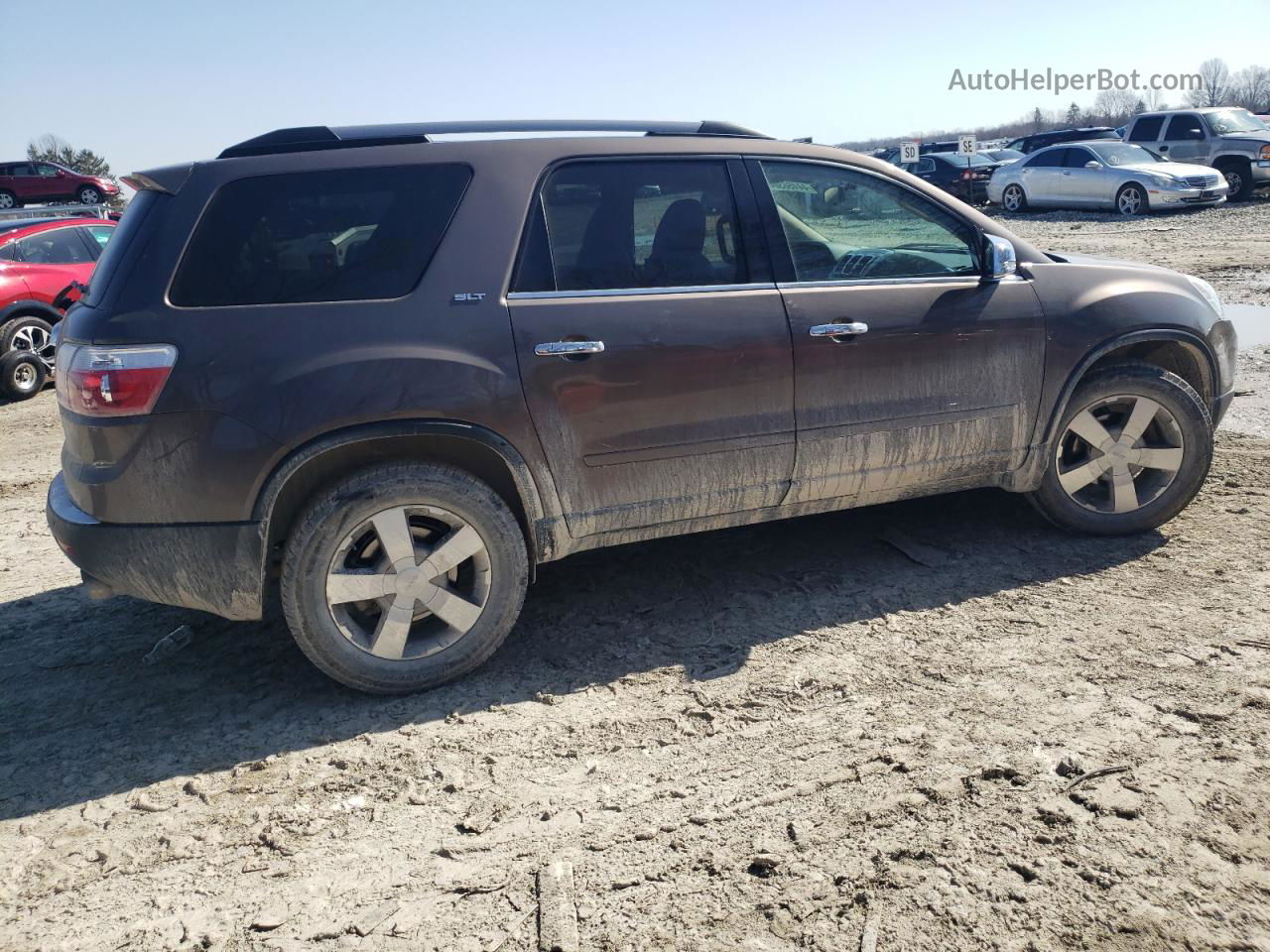 2012 Gmc Acadia Slt-1 Brown vin: 1GKKRRED3CJ394739