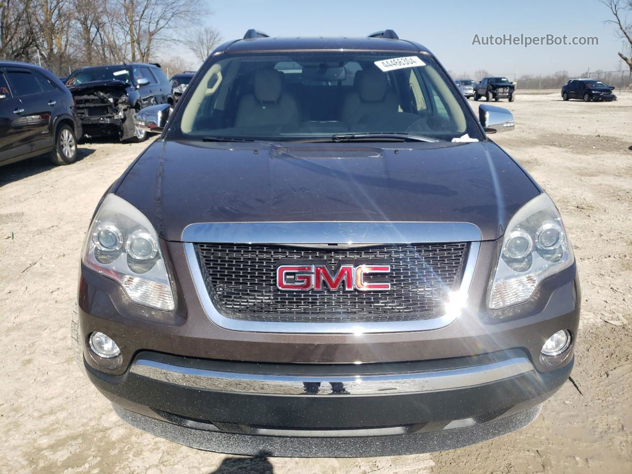 2012 Gmc Acadia Slt-1 Brown vin: 1GKKRRED3CJ394739