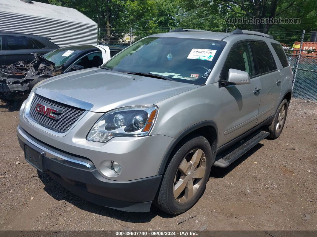 2012 Gmc Acadia Slt-1 Silver vin: 1GKKRRED3CJ409658