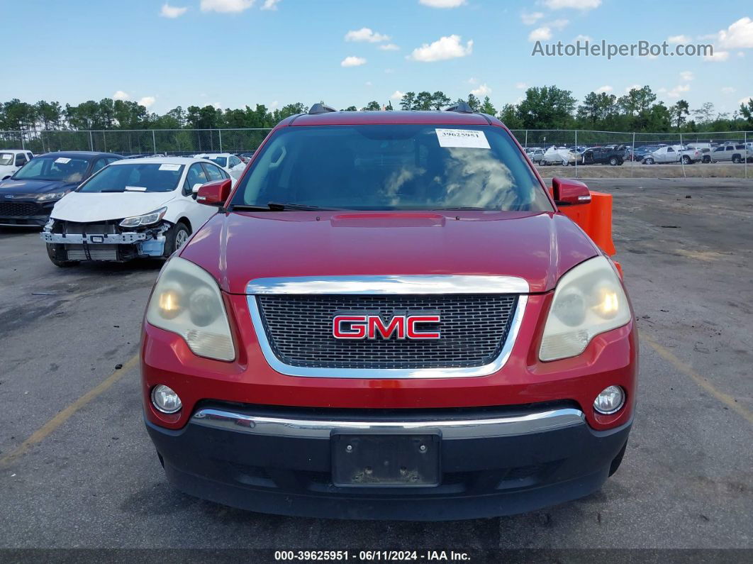 2012 Gmc Acadia Slt-1 Red vin: 1GKKRRED4CJ337207