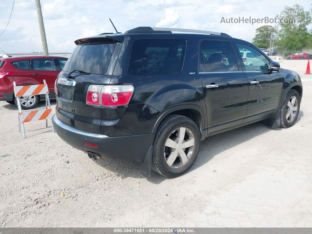 2012 Gmc Acadia Slt-1 Black vin: 1GKKRRED4CJ377979