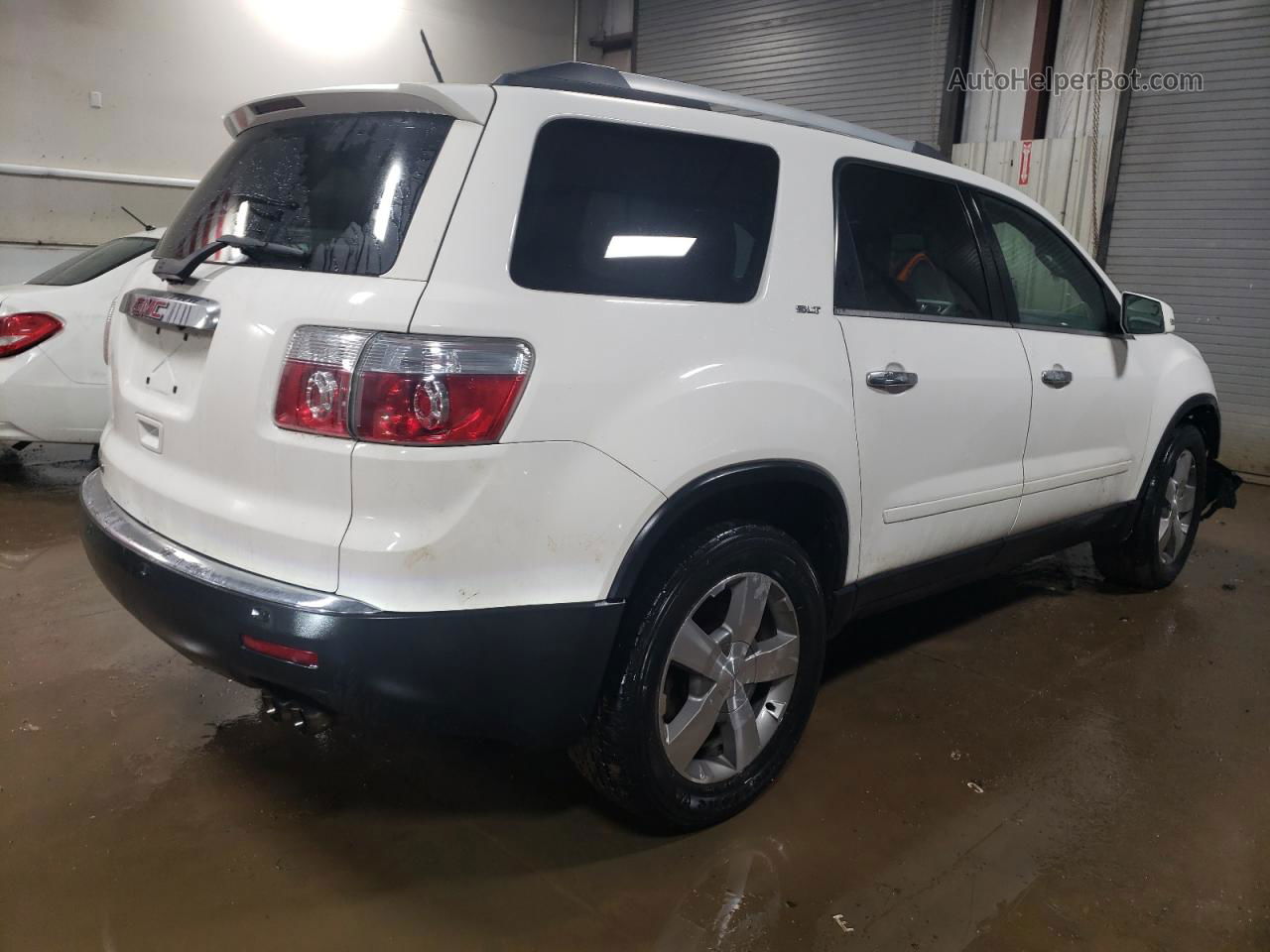 2012 Gmc Acadia Slt-1 White vin: 1GKKRRED4CJ381241