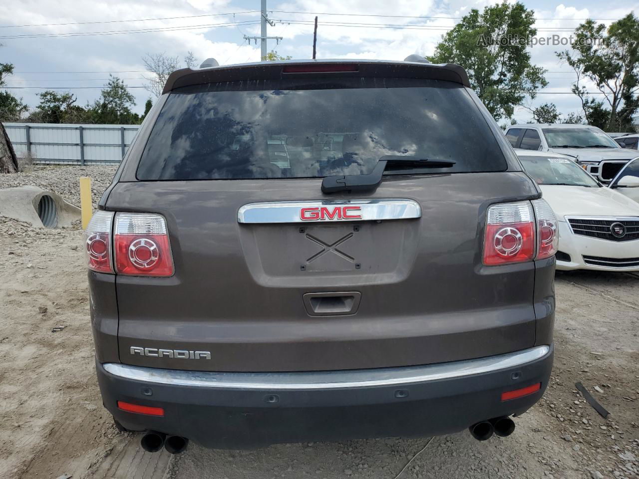 2012 Gmc Acadia Slt-1 Brown vin: 1GKKRRED5CJ150137