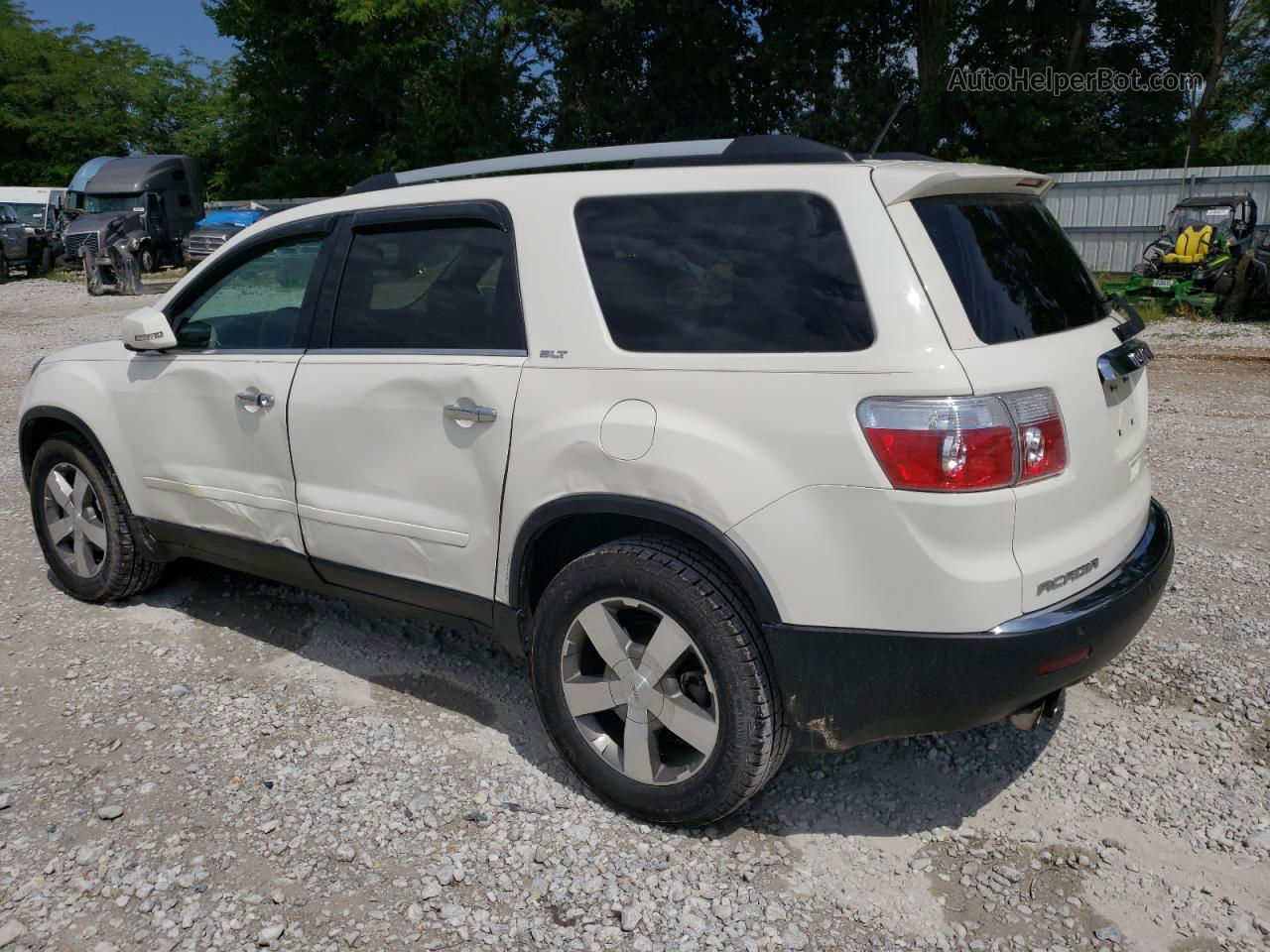 2012 Gmc Acadia Slt-1 Белый vin: 1GKKRRED5CJ194915