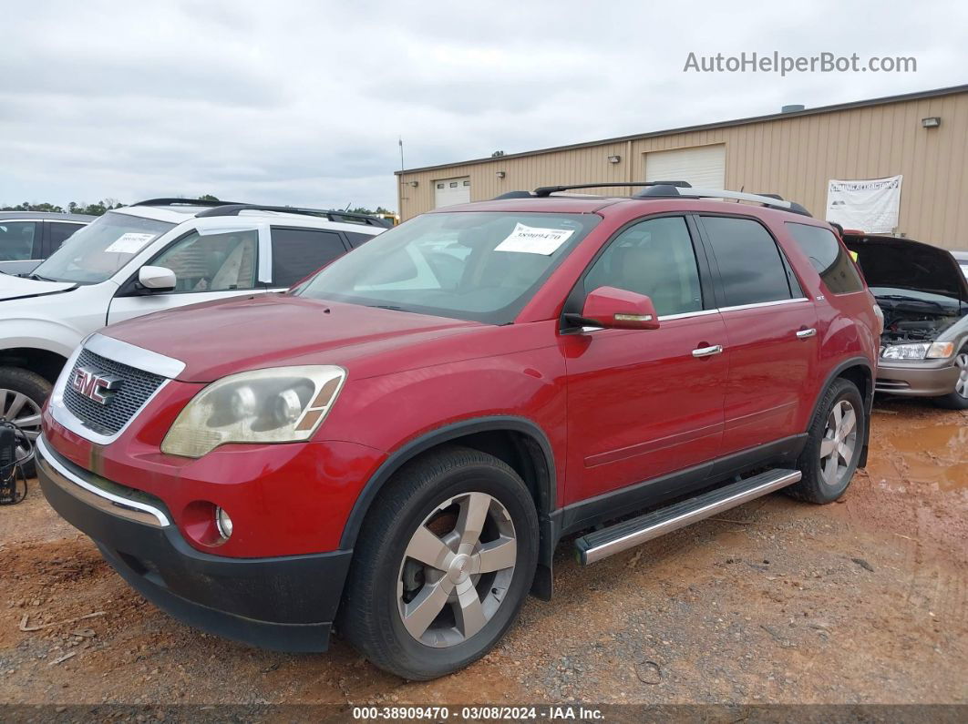 2012 Gmc Acadia Slt-1 Красный vin: 1GKKRRED5CJ206383