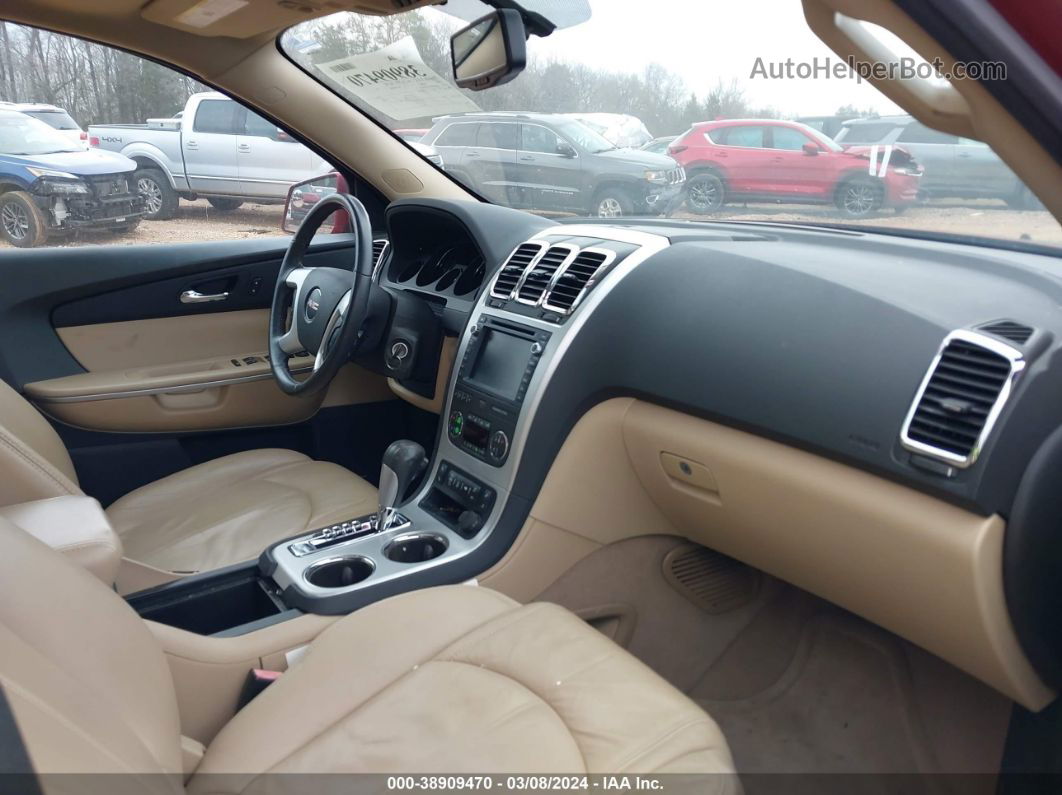 2012 Gmc Acadia Slt-1 Красный vin: 1GKKRRED5CJ206383