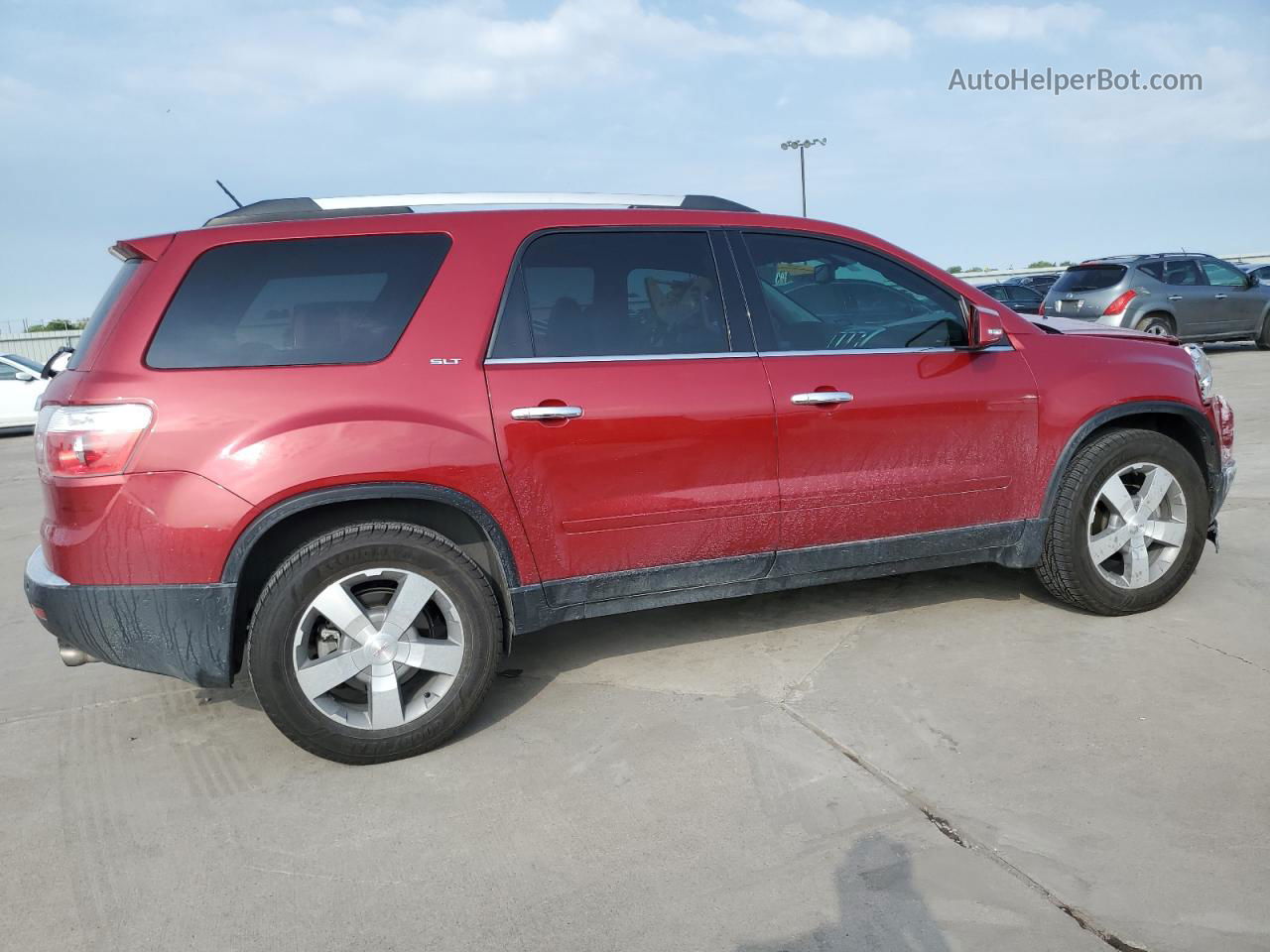 2012 Gmc Acadia Slt-1 Красный vin: 1GKKRRED5CJ218713