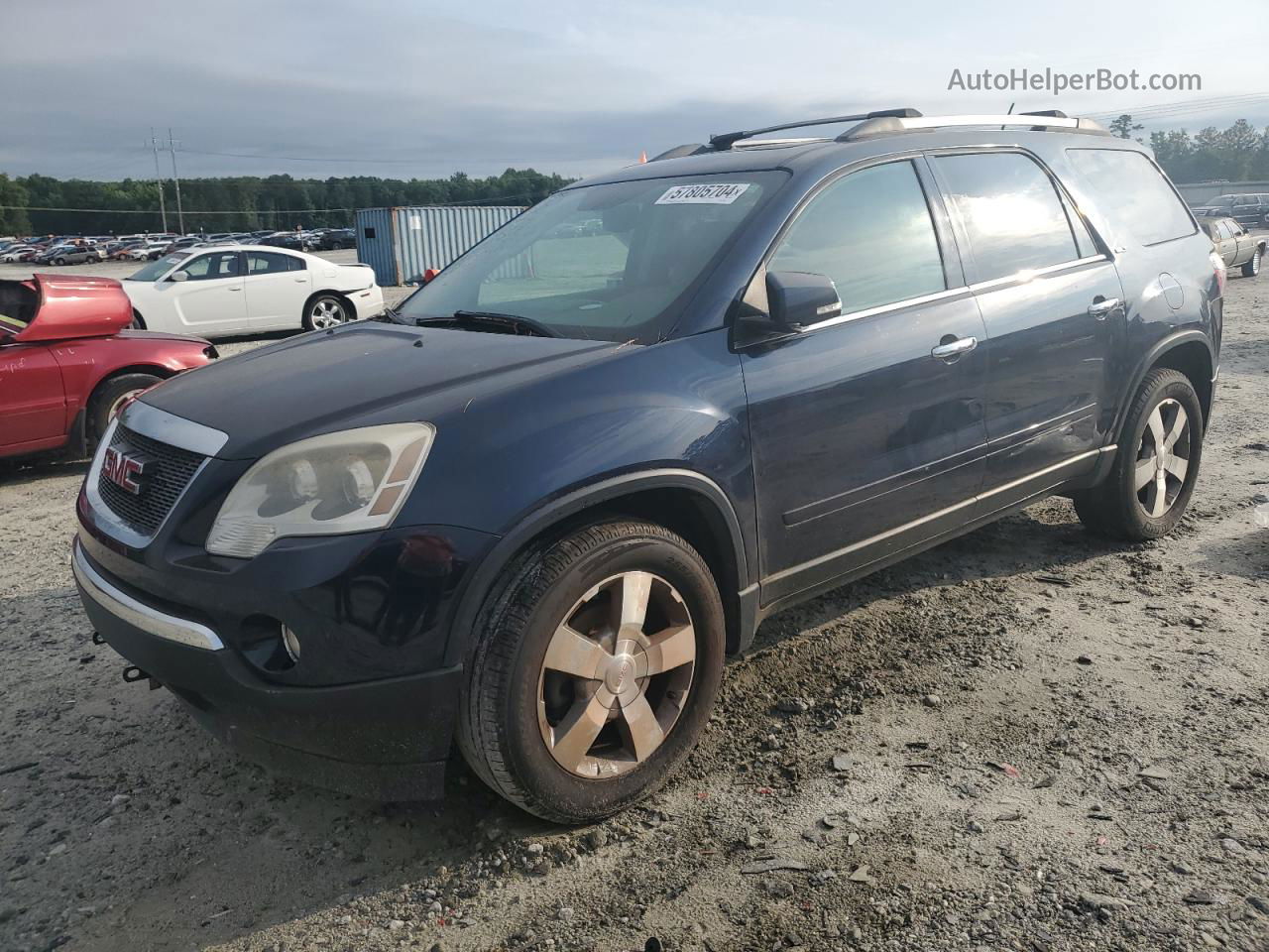 2012 Gmc Acadia Slt-1 Blue vin: 1GKKRRED5CJ273212