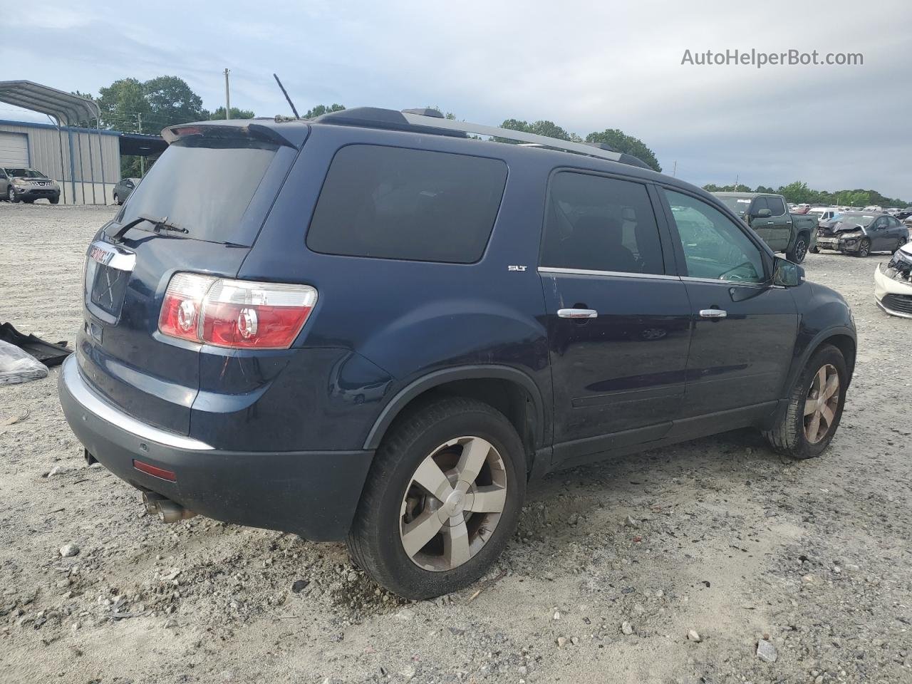 2012 Gmc Acadia Slt-1 Blue vin: 1GKKRRED5CJ273212