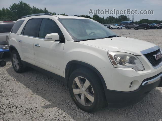 2012 Gmc Acadia Slt-1 Белый vin: 1GKKRRED5CJ347390