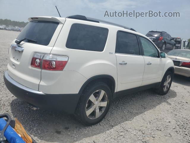 2012 Gmc Acadia Slt-1 White vin: 1GKKRRED5CJ347390