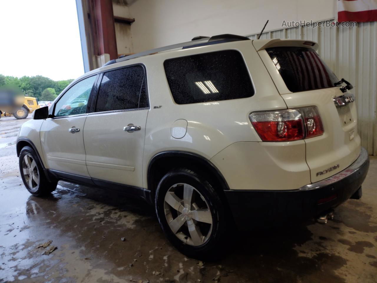 2012 Gmc Acadia Slt-1 White vin: 1GKKRRED5CJ400752