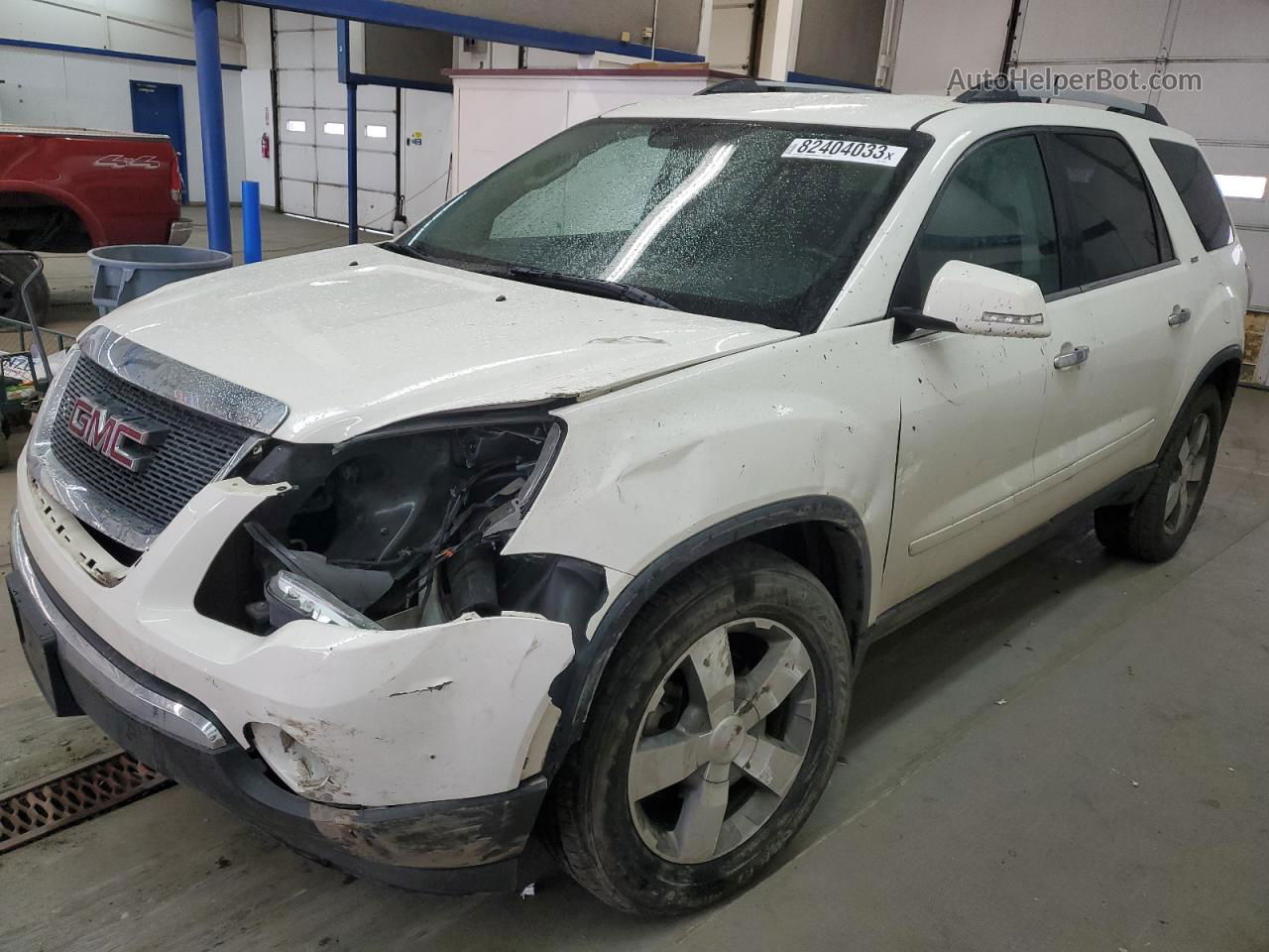 2012 Gmc Acadia Slt-1 White vin: 1GKKRRED6CJ181817