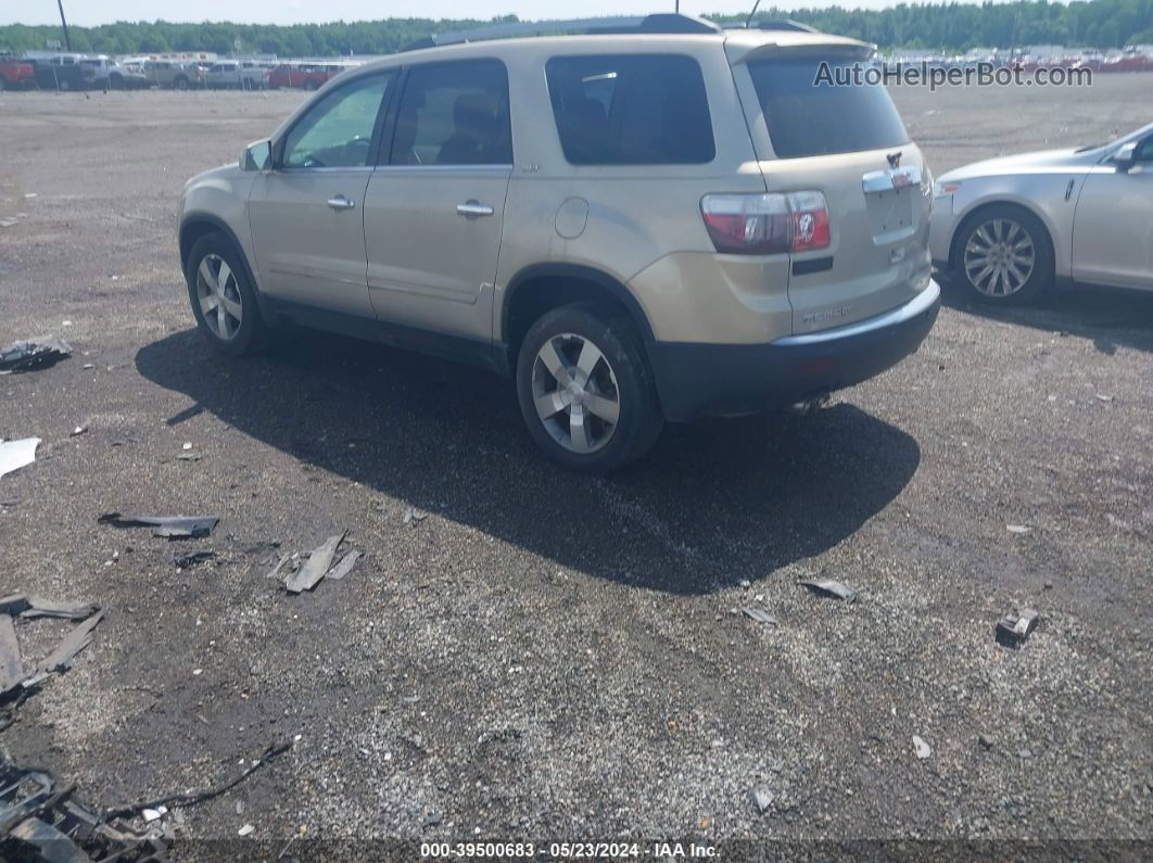 2012 Gmc Acadia Slt-1 Золотой vin: 1GKKRRED6CJ253051