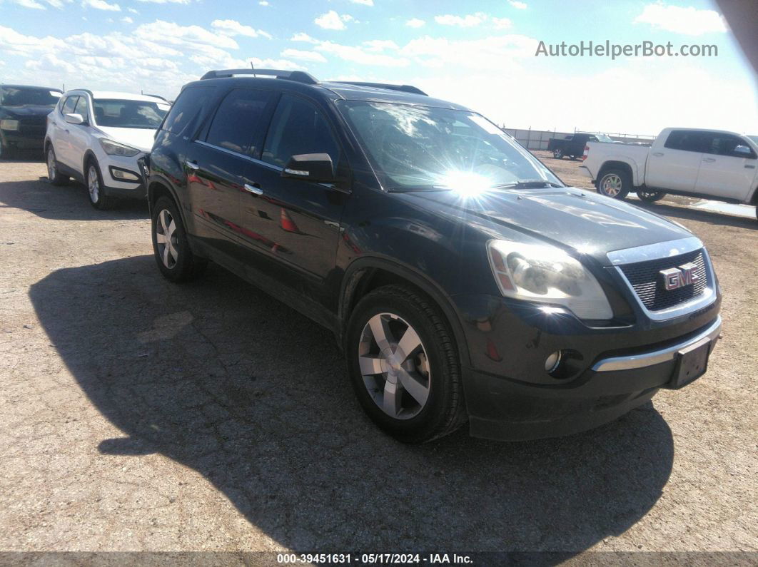 2012 Gmc Acadia Slt-1 Black vin: 1GKKRRED6CJ322322