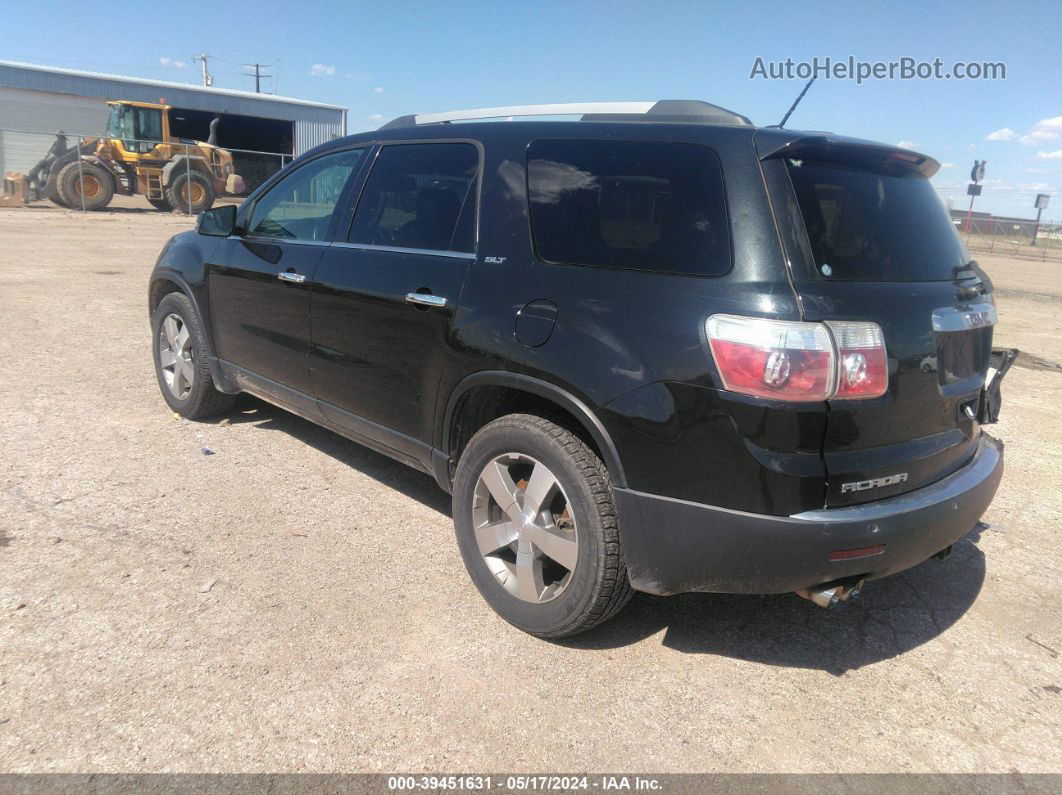 2012 Gmc Acadia Slt-1 Black vin: 1GKKRRED6CJ322322