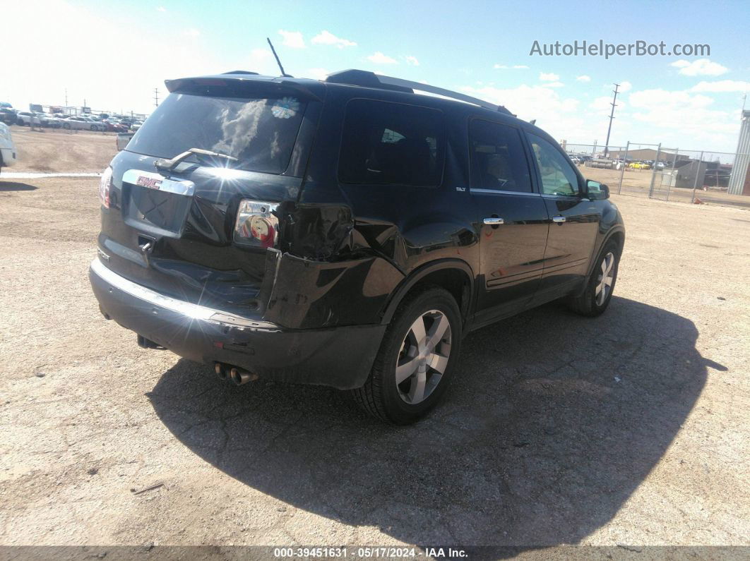 2012 Gmc Acadia Slt-1 Black vin: 1GKKRRED6CJ322322