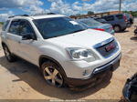 2012 Gmc Acadia Slt-1 White vin: 1GKKRRED7CJ244701