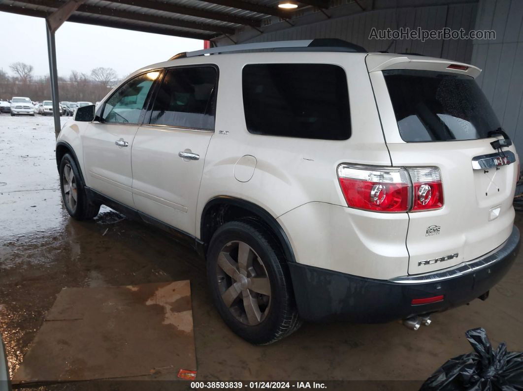 2012 Gmc Acadia Slt-1 White vin: 1GKKRRED8CJ142419