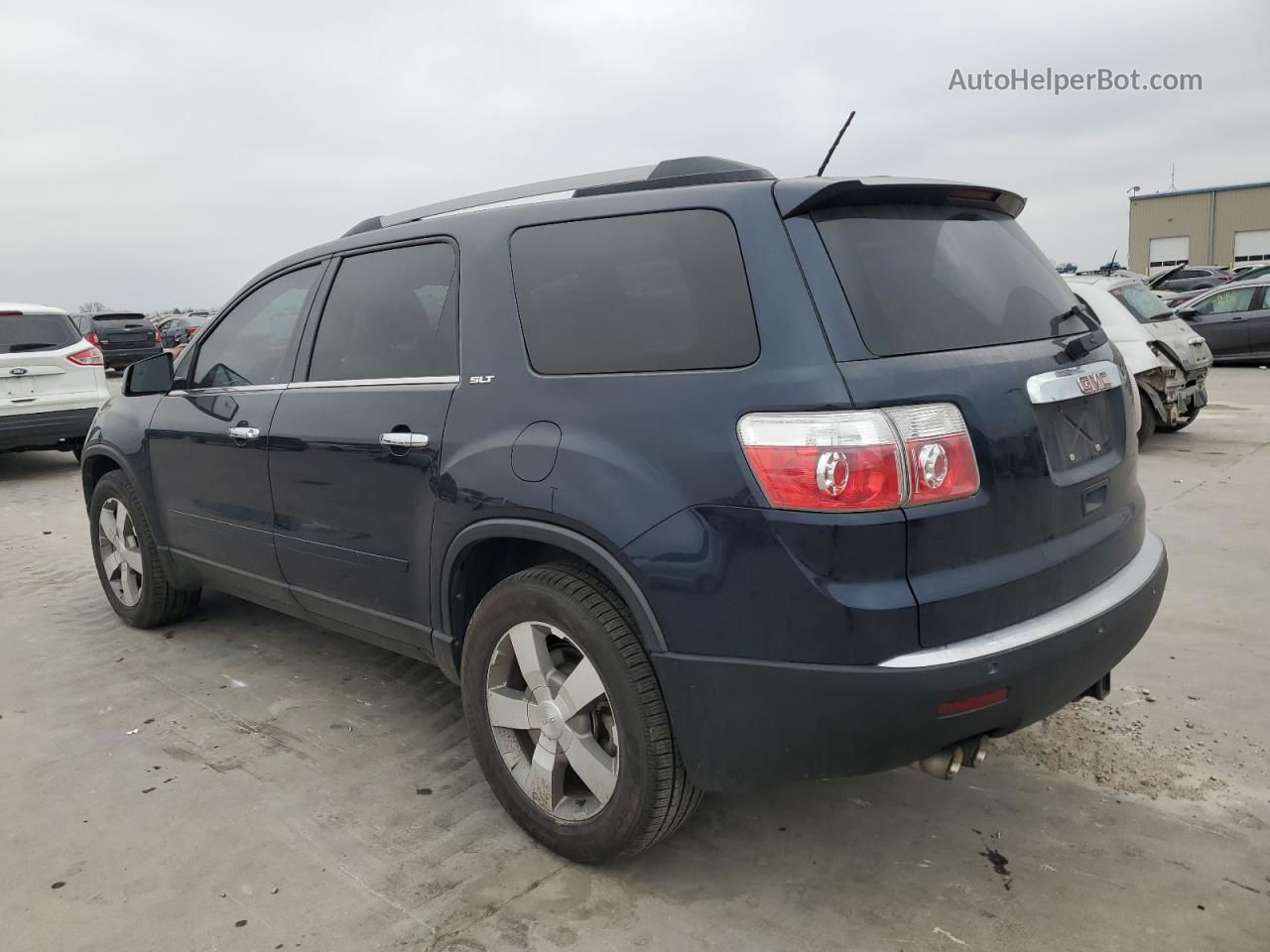 2012 Gmc Acadia Slt-1 Синий vin: 1GKKRRED9CJ301867