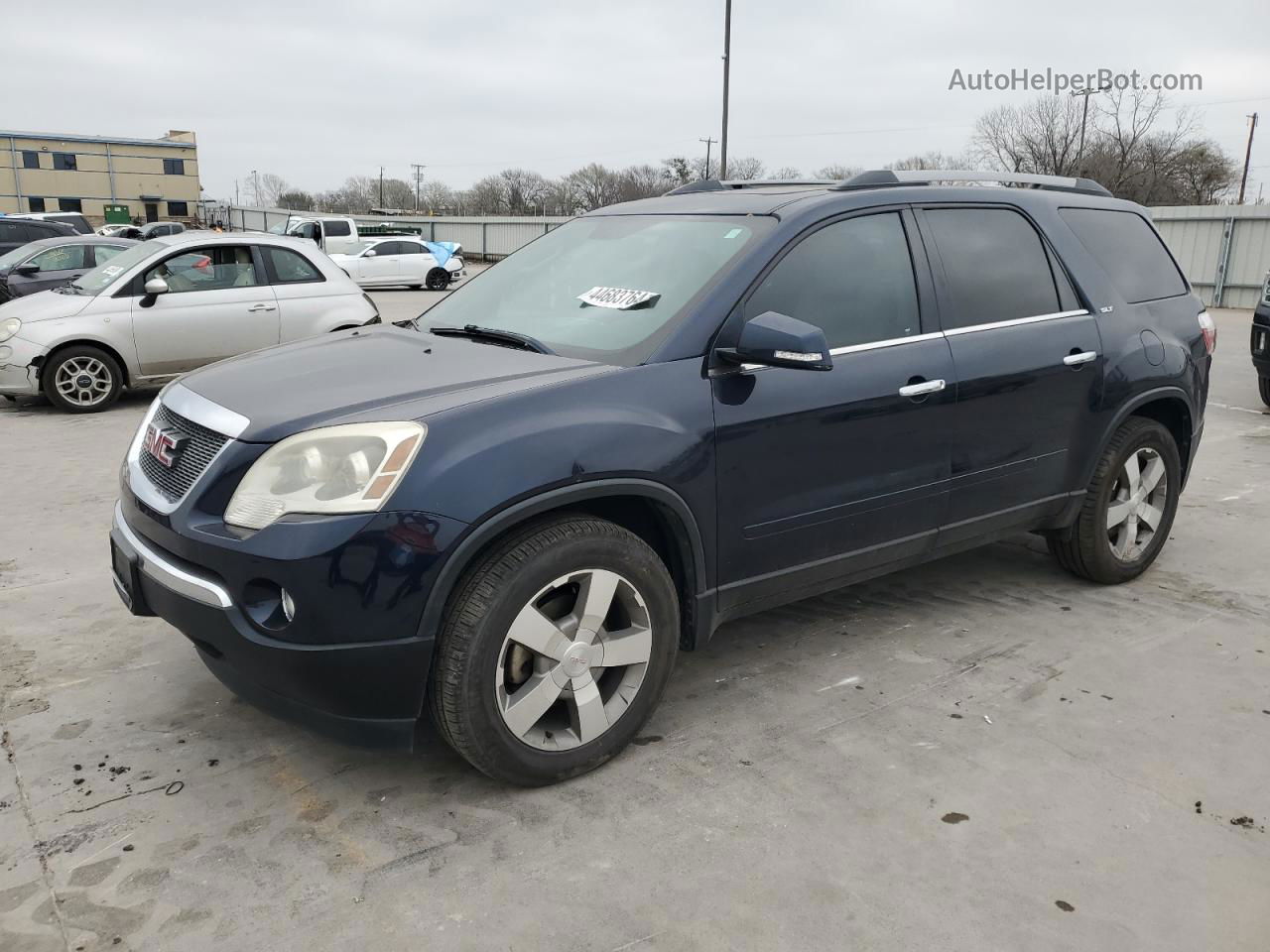 2012 Gmc Acadia Slt-1 Синий vin: 1GKKRRED9CJ301867