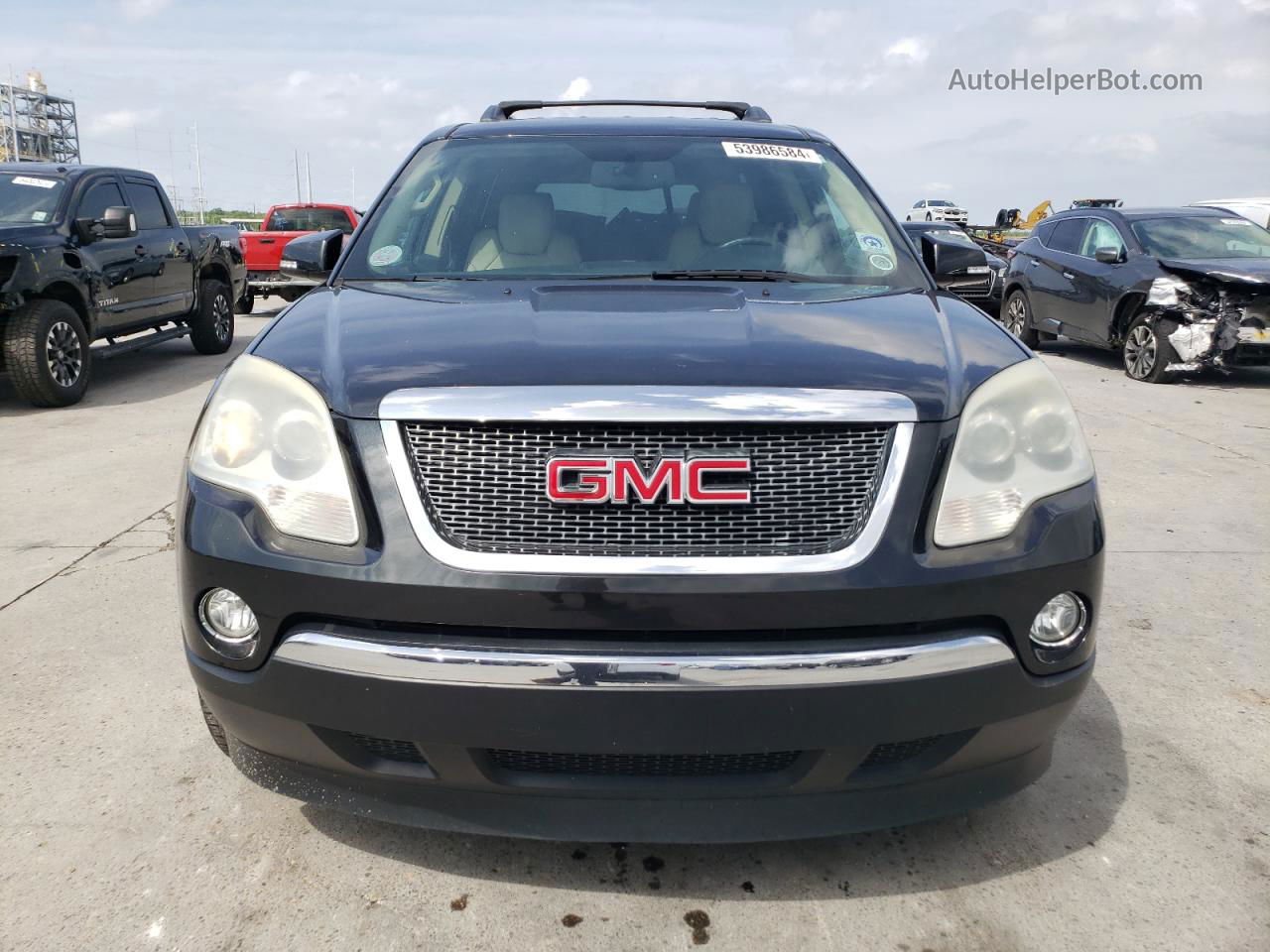 2012 Gmc Acadia Slt-1 Black vin: 1GKKRREDXCJ286778