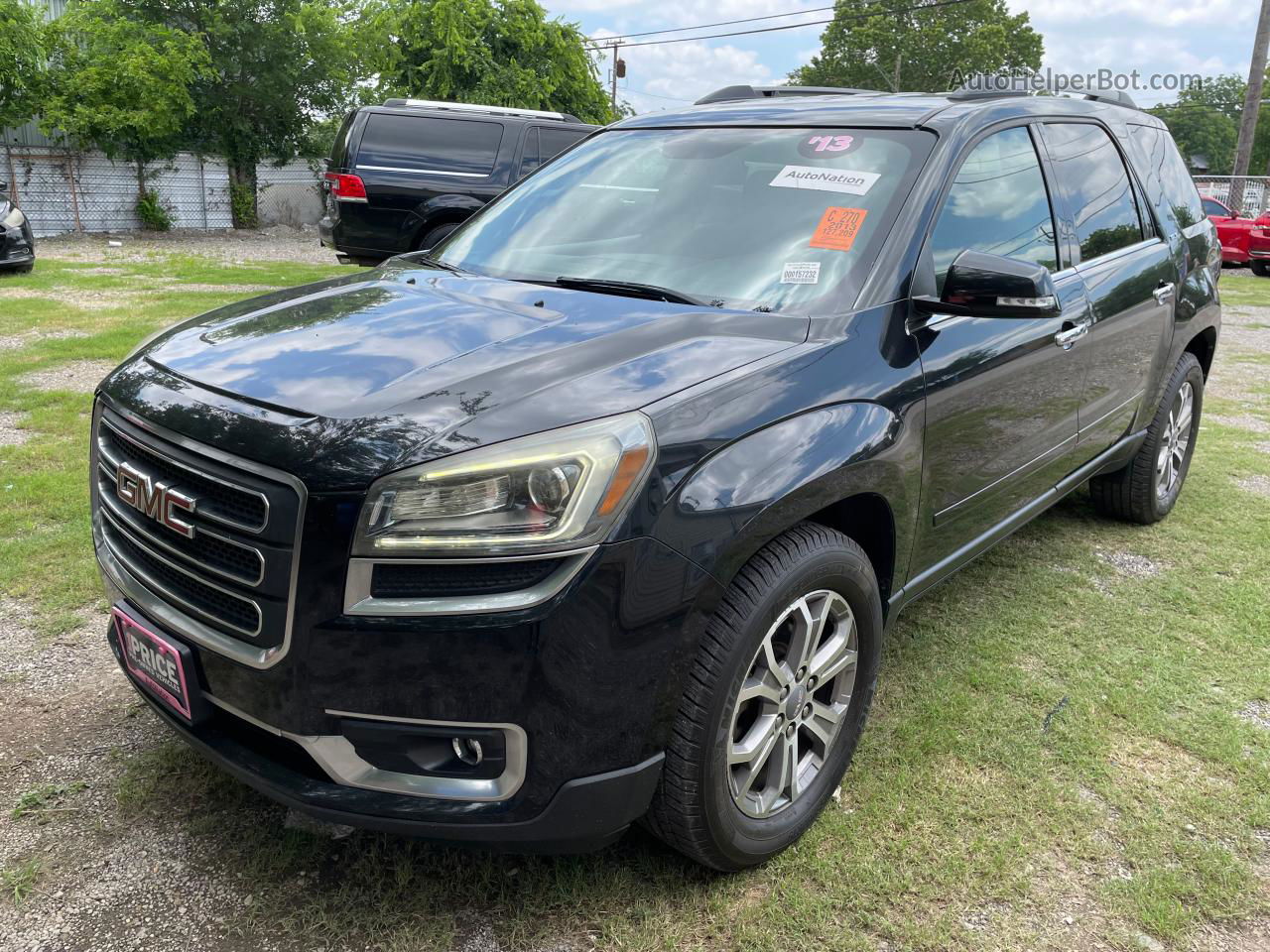 2013 Gmc Acadia Slt-1 Black vin: 1GKKRRKD0DJ153100