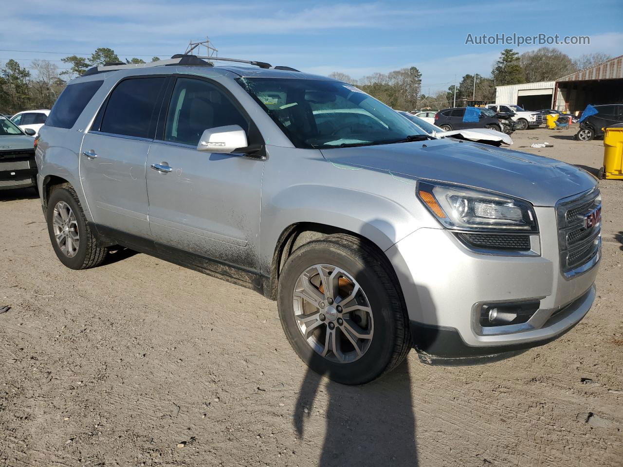 2014 Gmc Acadia Slt-1 Silver vin: 1GKKRRKD0EJ240688