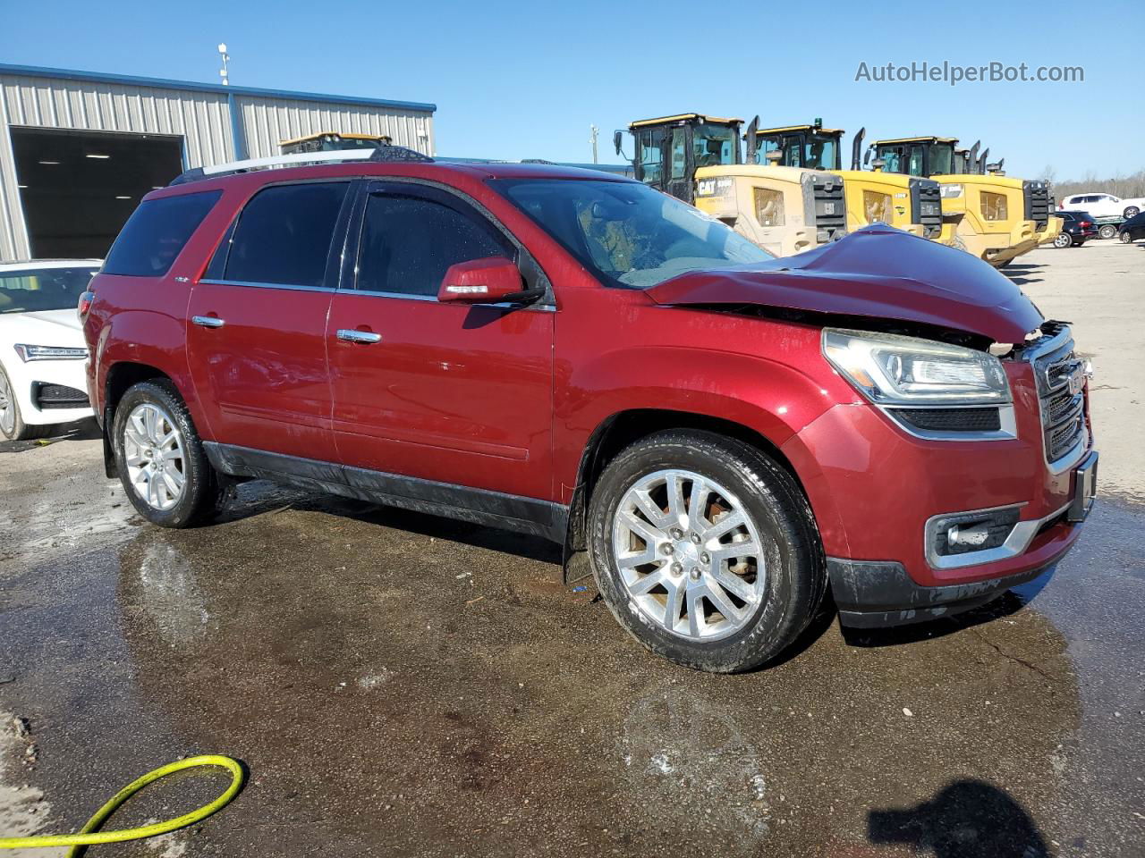 2015 Gmc Acadia Slt-1 Red vin: 1GKKRRKD0FJ375669