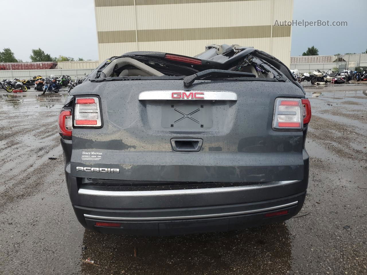 2013 Gmc Acadia Slt-1 Gray vin: 1GKKRRKD1DJ195839