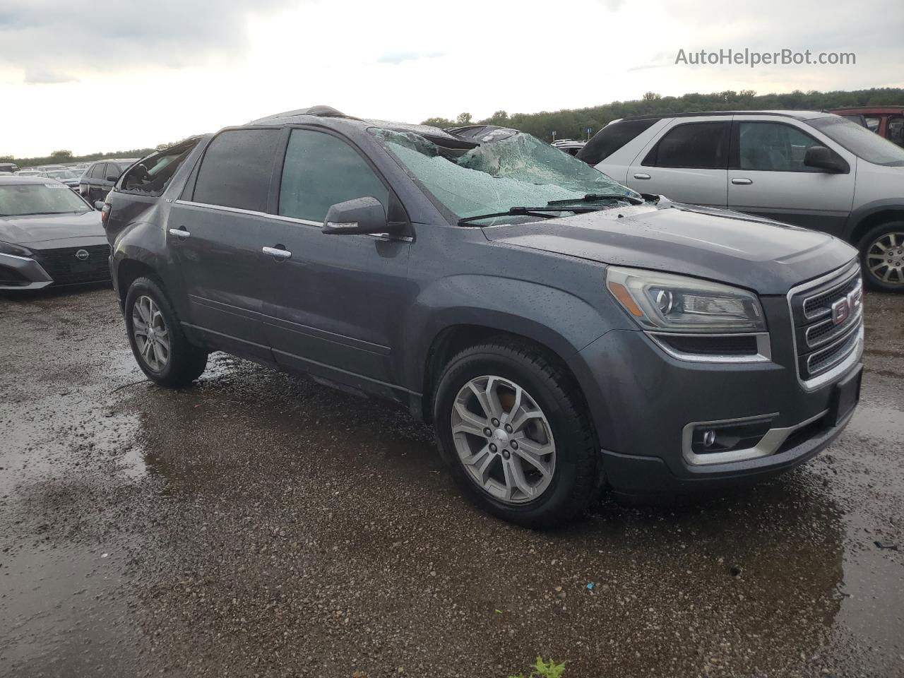 2013 Gmc Acadia Slt-1 Gray vin: 1GKKRRKD1DJ195839