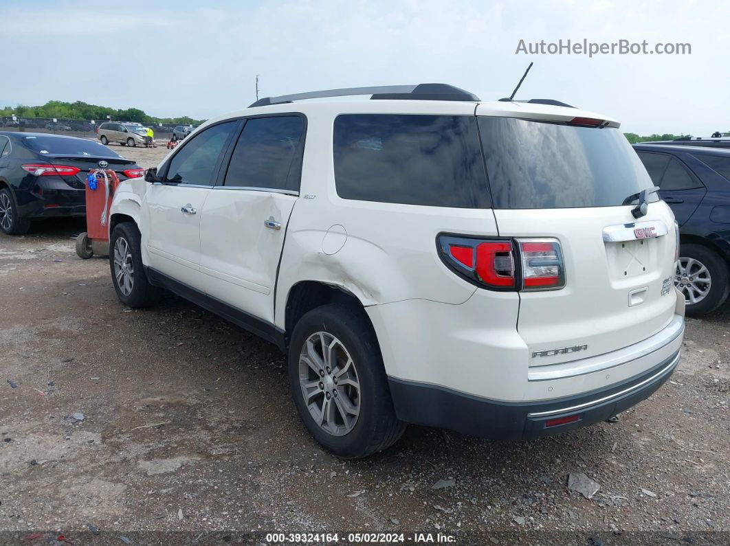 2013 Gmc Acadia Slt-1 White vin: 1GKKRRKD1DJ222876