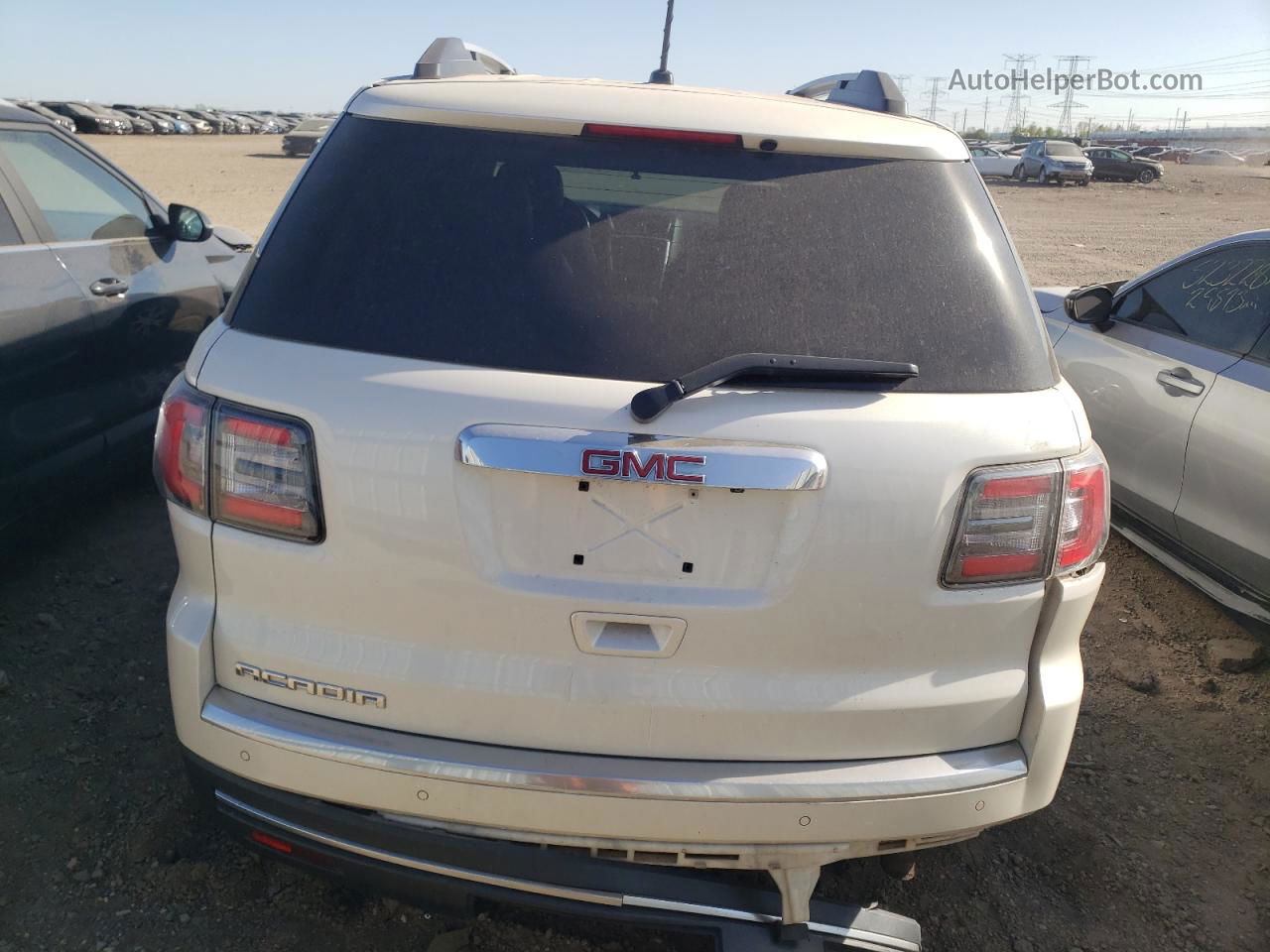 2013 Gmc Acadia Slt-1 Белый vin: 1GKKRRKD1DJ238799