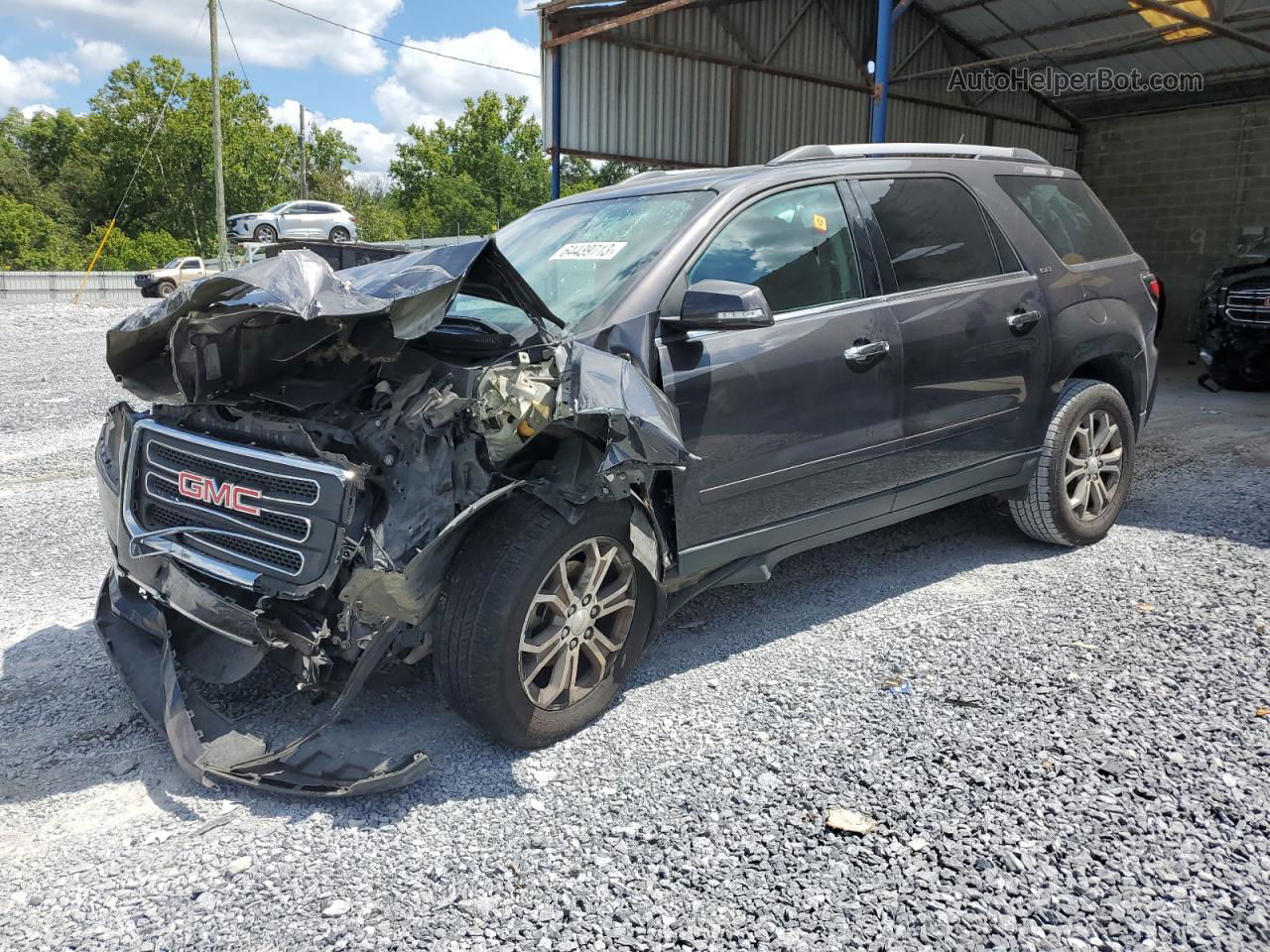 2014 Gmc Acadia Slt-1 Charcoal vin: 1GKKRRKD1EJ146741